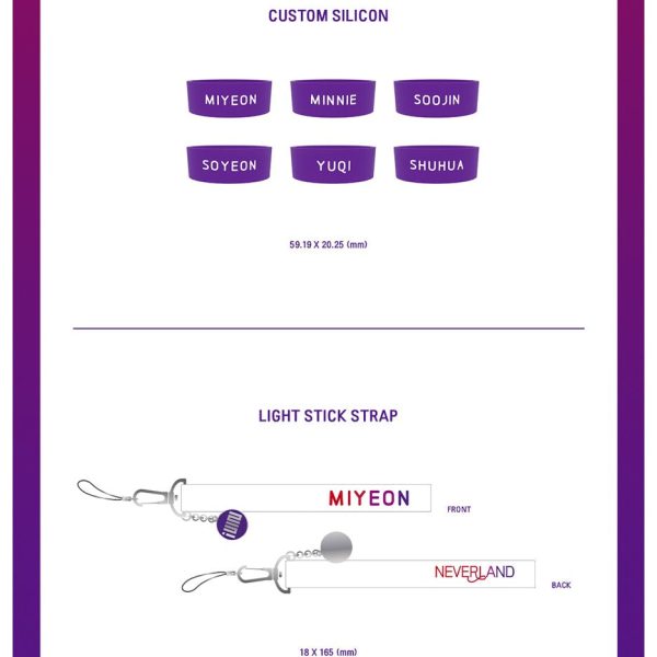(G)I-DLE - Official Merch - Light Stick Pouch - Preorder Sale - Image 3