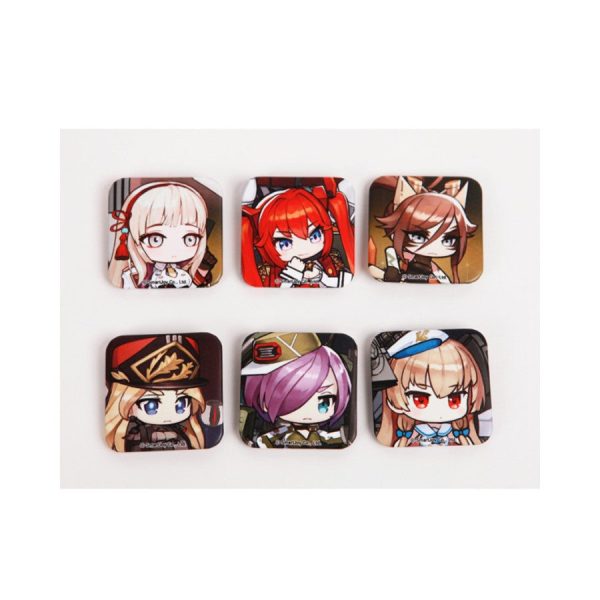 Last Origin - SS Volume 1 Square Tin Badge (6-pieces set) Online Hot Sale