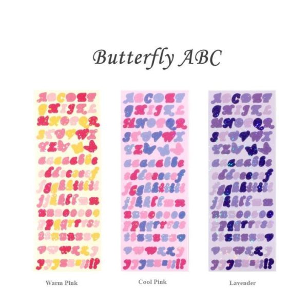 Be On D - Butterfly ABC Twinkle Seal Sticker Online - Image 2
