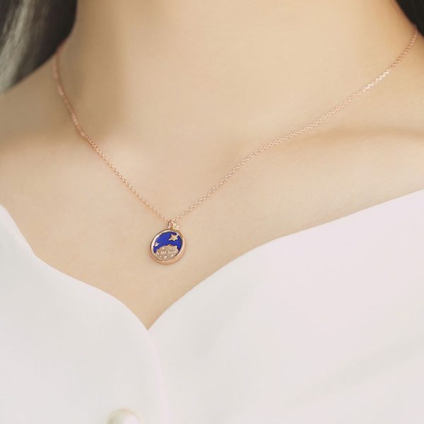 Le Petit Prince x OST - Small Wandering B612 Star Coin Necklace Online Hot Sale - Image 5