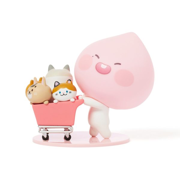 Apeach x KangDaniel - Apeach with Cats in Cart Doll Figure Set For Sale