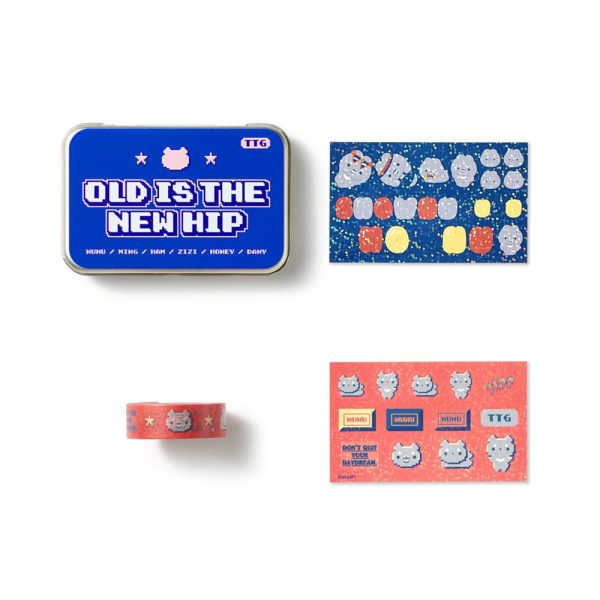 TWOTUCKGOM - Old is the New Hip Sticker and Masking Tape Set on Sale - Image 2