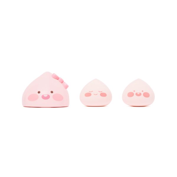 Kakao Friends - Lovely Apeach Non-latex Puff Case Set Cheap