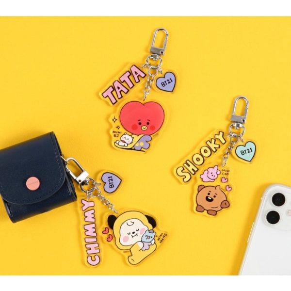 BT21 x Monopoly - Baby Acrylic Keyring LITTLE BUDDY Hot on Sale