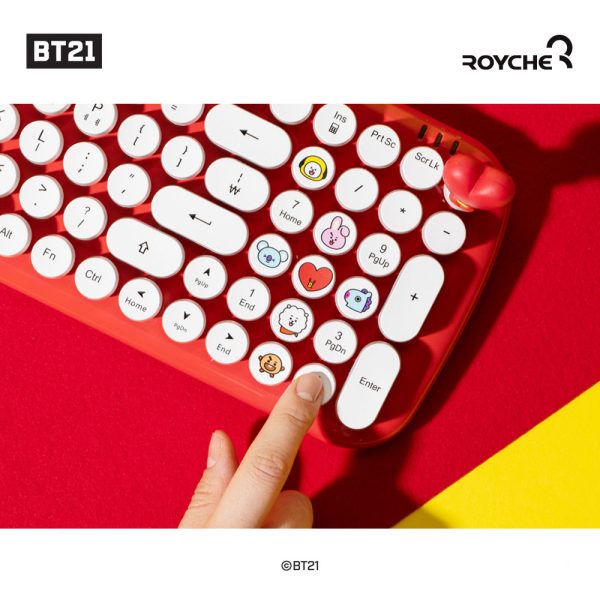 BT21 x Royche - Retro Keyboard Keycap Set Online Hot Sale