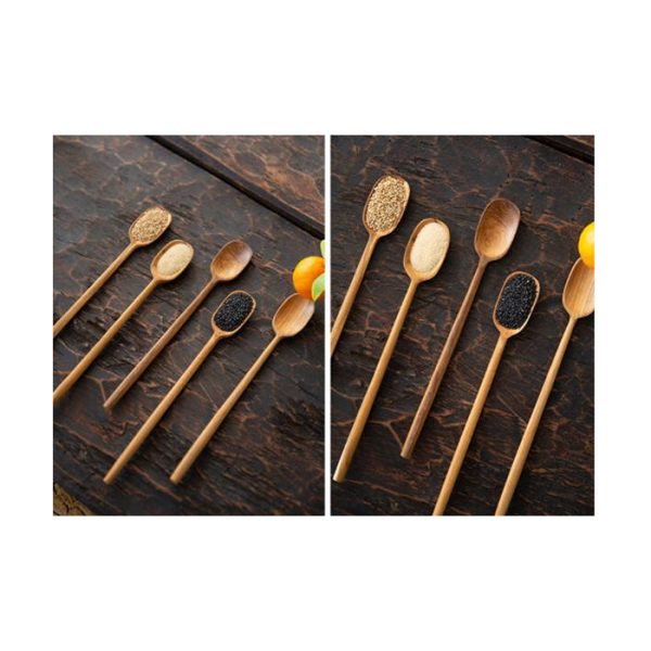 Bosan Pottery - Teak Long Spoon Hot on Sale - Image 4