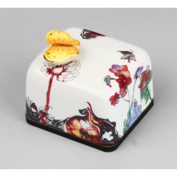 HK Studio - Moony Ceramic Flower Butterfly Musical Paperweight on Sale - Image 4