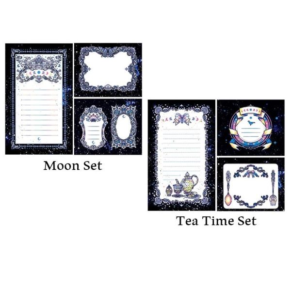 Libet - Moon And Tea Time Sticky Note Set Online Sale