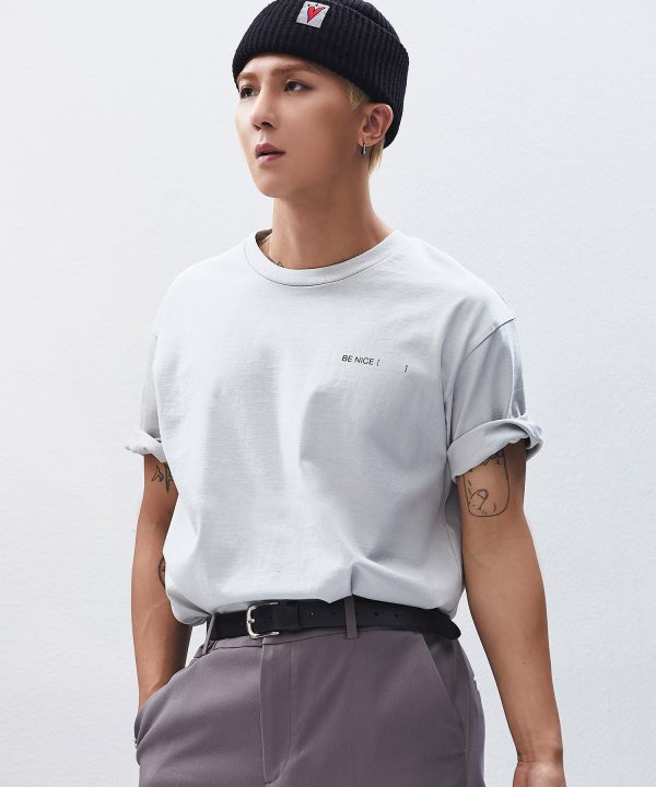 PLAC x MINO YOON - Be Nice Graphic T-Shirts Sale - Image 3