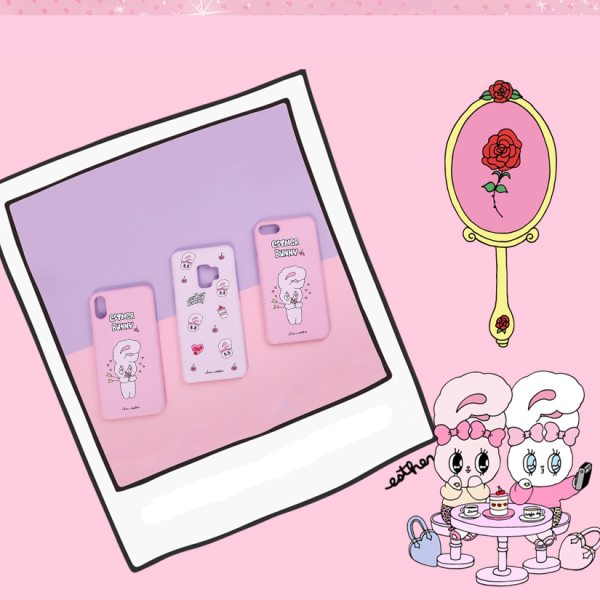 Clue X Esther Bunny - Shy Esther Bunny Hard Phone Cover for Galaxy 8 For Sale - Image 5