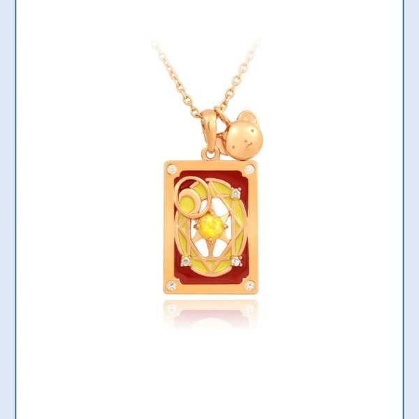 OST x Cardcaptor Sakura - Magic Card Silver Necklace Sale - Image 3