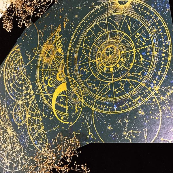 Libet - Gold Leaf Universe Postcard Set For Cheap