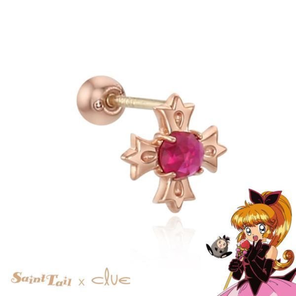Saint Tail x Clue - Cross 10K Gold Piercing For Sale