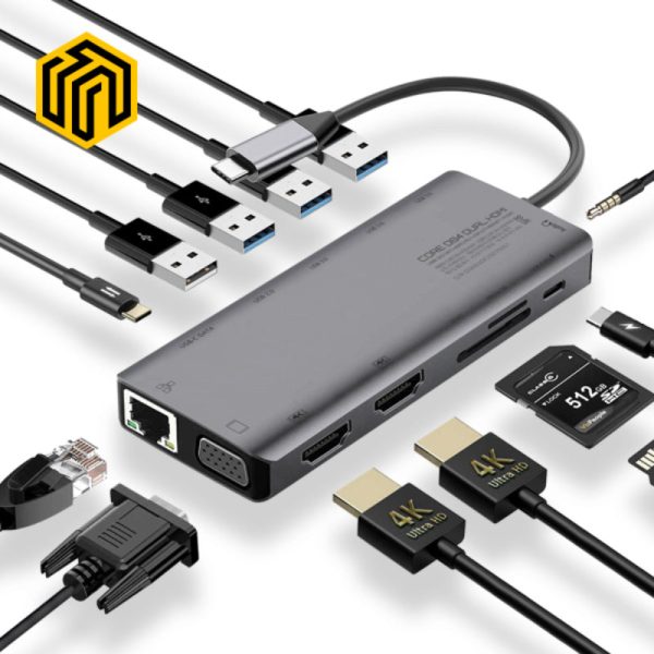 Thinkway - CORE D84 Triple HDMI 13in1 Multiport Hub For Cheap - Image 2