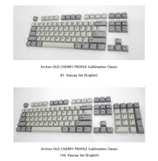 Archon - Old Cherry Profile Sublimation Classic Keycap Set on Sale - Image 2