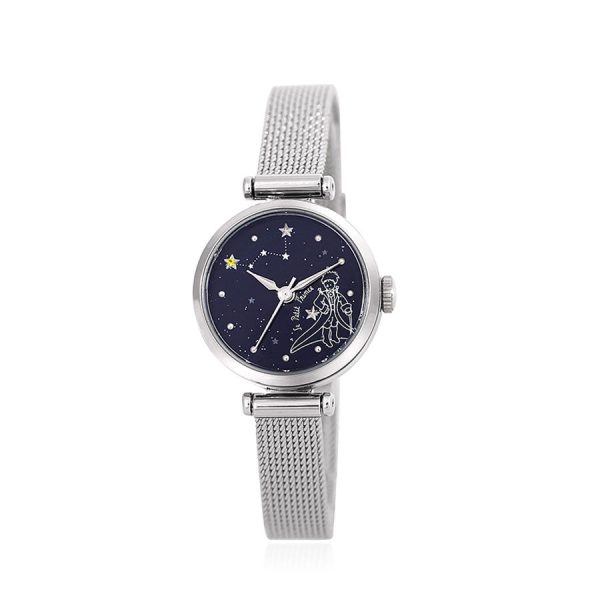 Le Petit Prince x OST - Blue Constellation Silver Mesh Watch Cheap - Image 2