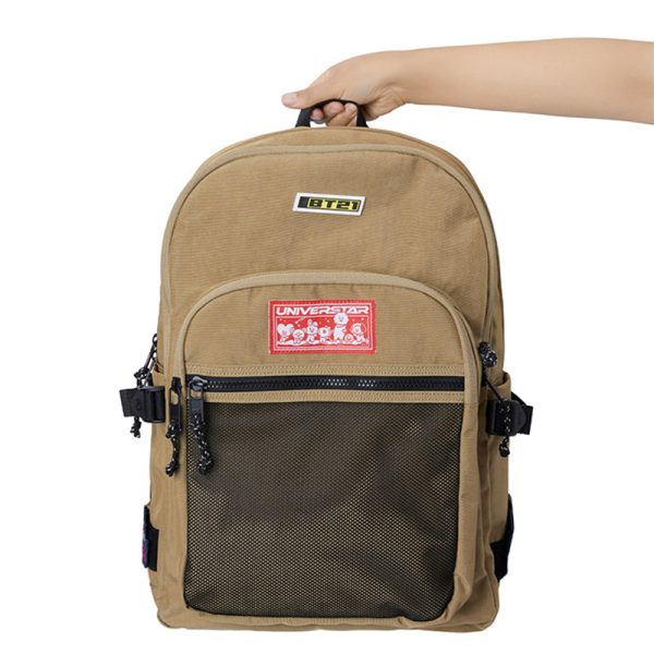 BT21 - Universtar Beige Mesh Backpack Cheap