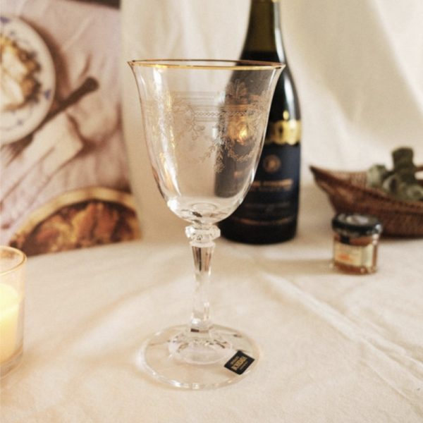 Somkist - Czech Crystal Chris Wine Glasses Set on Sale