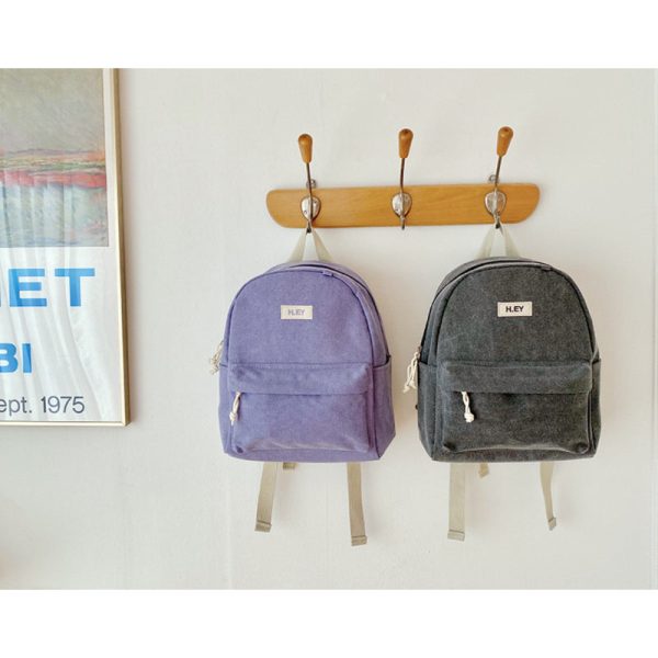 H.ey - Canvas Kids Backpack For Cheap - Image 3