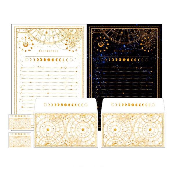 Libet - A5 Gold Leaf Moon Memo Set Sale - Image 2