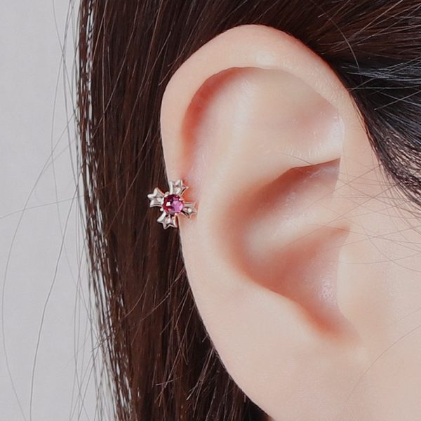 Saint Tail x Clue - Cross 10K Gold Piercing For Sale - Image 4
