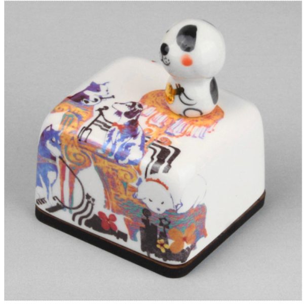 HK Studio - Twelve Earthly Branches Band Musical Paperweight - Dog For Sale - Image 2
