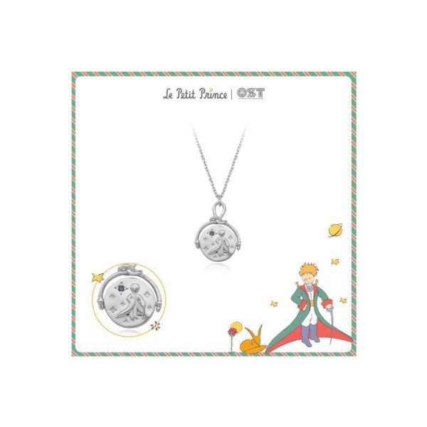 Le Petit Prince x OST - Double-sided Planet Silver Coin Necklace Online Hot Sale