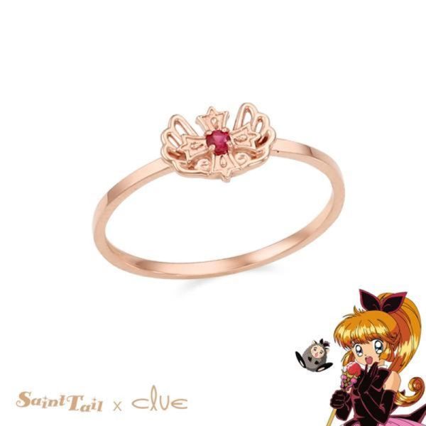 Saint Tail x Clue - Angel Wing Cross 10K Gold Miss Ring Online Sale