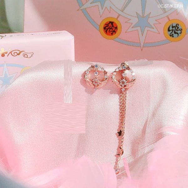 OST x Cardcaptor Sakura - Dream Wand 6 Stars Silver Drop Earring Online Hot Sale - Image 3