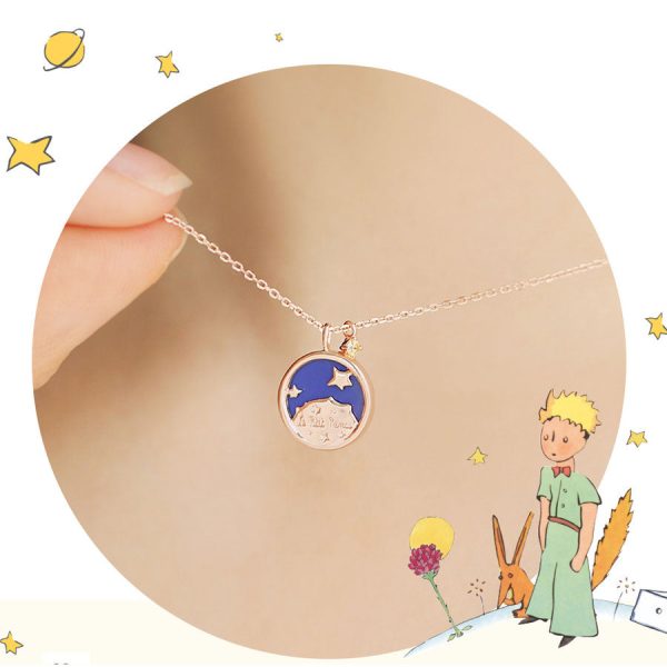 Le Petit Prince x OST - Small Wandering B612 Star Coin Necklace Online Hot Sale - Image 4
