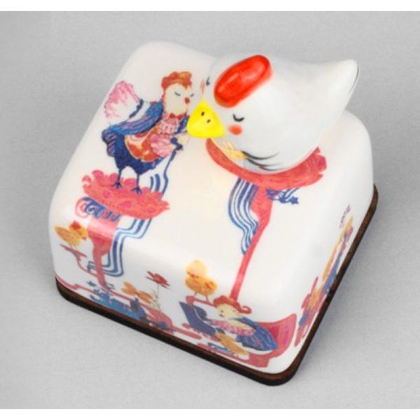 HK Studio - Twelve Earthly Branches Band Musical Paperweight - Rooster Online now - Image 5