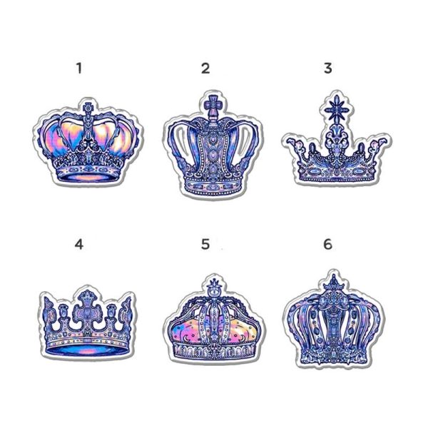 Libet - Crown Acrylic Keyring Fashion - Image 2