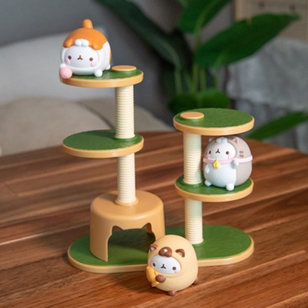 Molang - Miniature Cat Tower Fashion