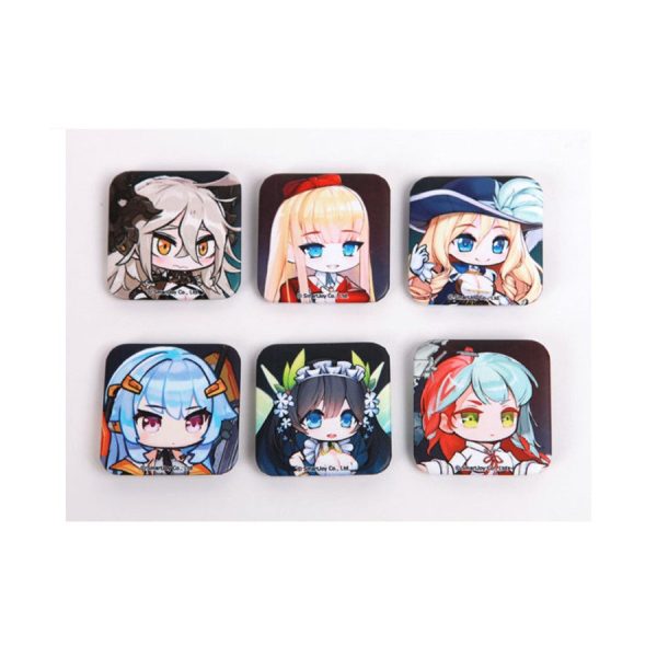 Last Origin - SS Volume 3 Square Tin Badge (6-pieces set) Online