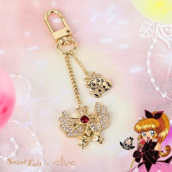 Saint Tail x Clue - Ruby Ribbon Key Ring Supply