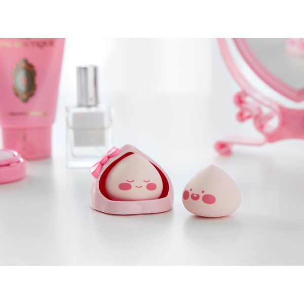 Kakao Friends - Lovely Apeach Non-latex Puff Case Set Cheap - Image 3