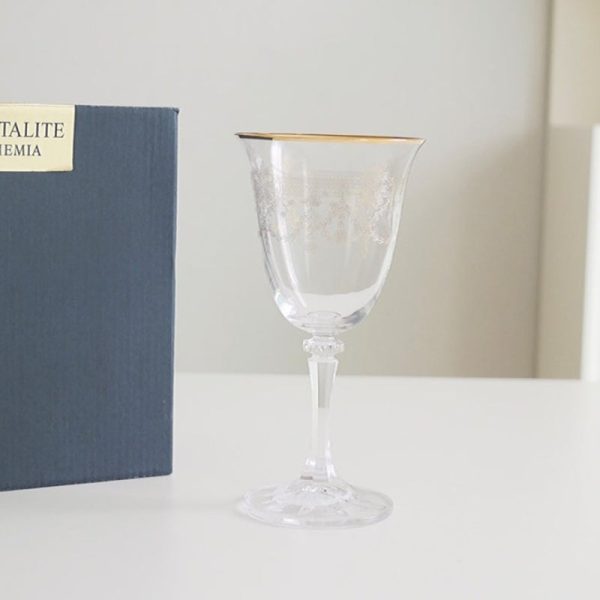 Somkist - Czech Crystal Chris Wine Glasses Set on Sale - Image 4
