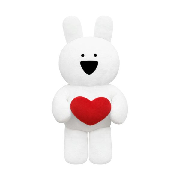 Overaction Bunny - Bunny With Heart Plushie (100cm) Online Sale