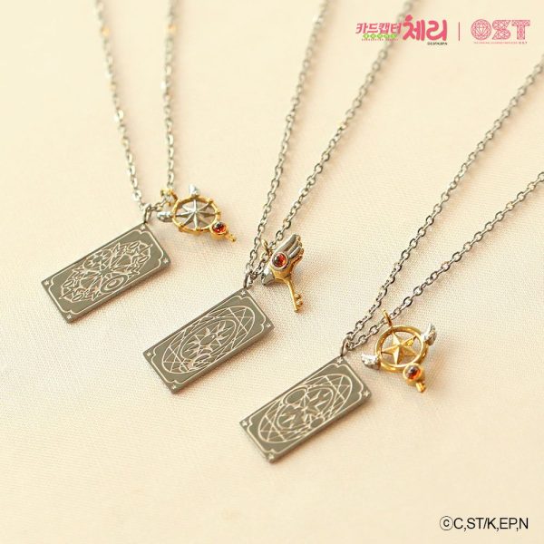 OST x Cardcaptor Sakura - Card Key Steel Necklace For Sale