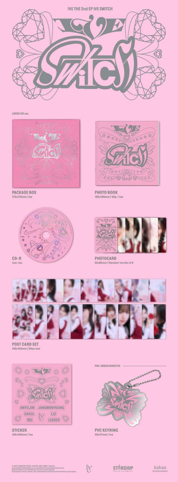 IVE - [IVE SWITCH] 2nd EP Album SPIN-OFF Version Sale - Image 3