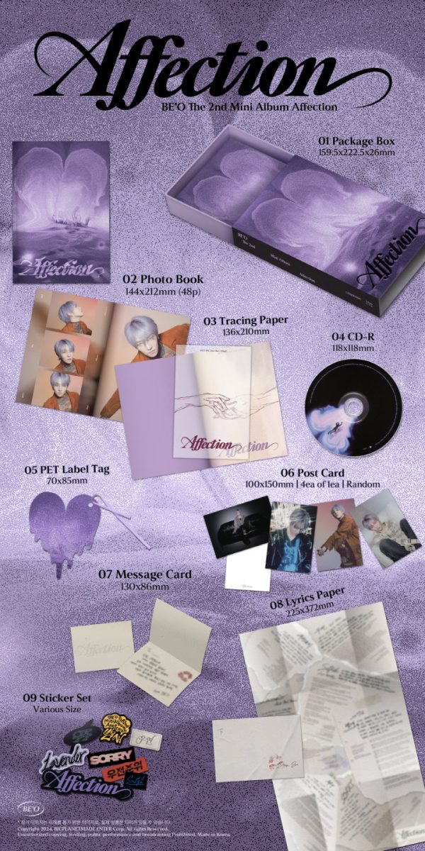 BE O - [AFFECTION] 2nd Mini Album BOX Version Online now - Image 2