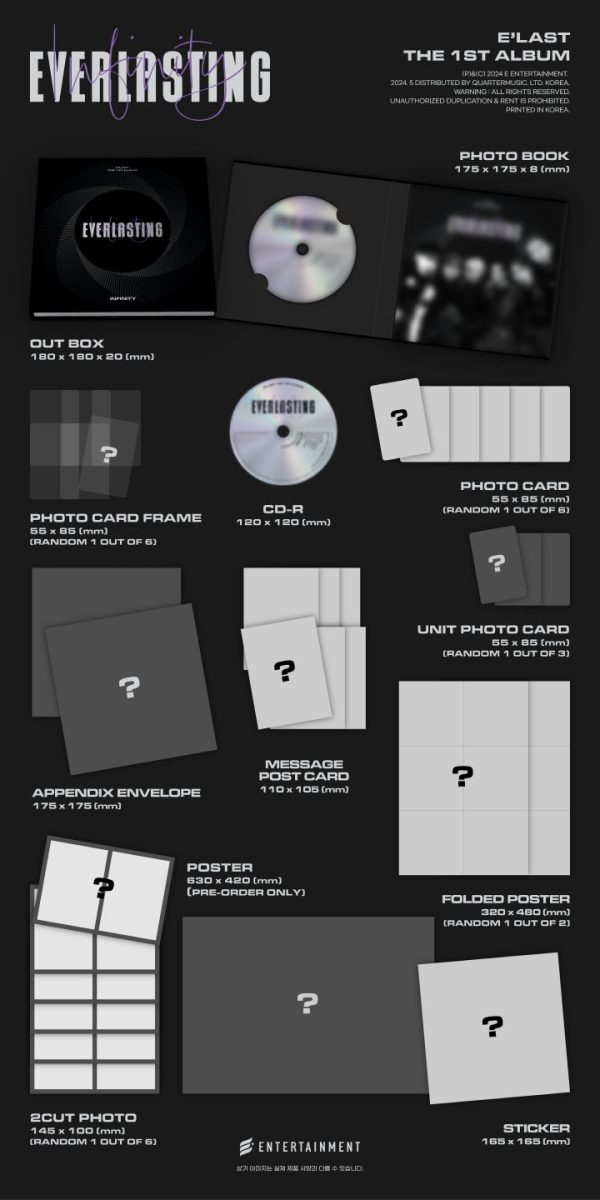 E LAST - [EVERLASTING] 1st Album RANDOM Version Online - Image 2
