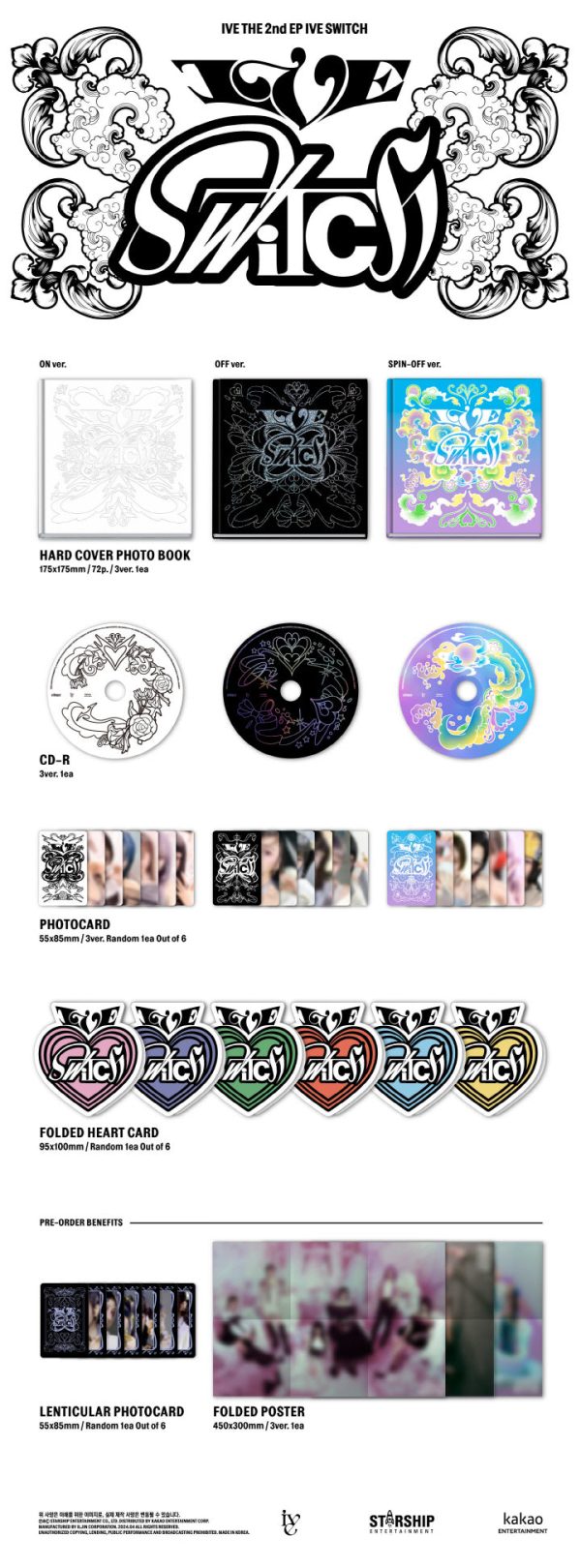 IVE - [IVE SWITCH] 2nd EP Album SPIN-OFF Version Sale - Image 2